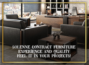 Feel the expreience & quality of Solenne Contract Furniture with your projects.